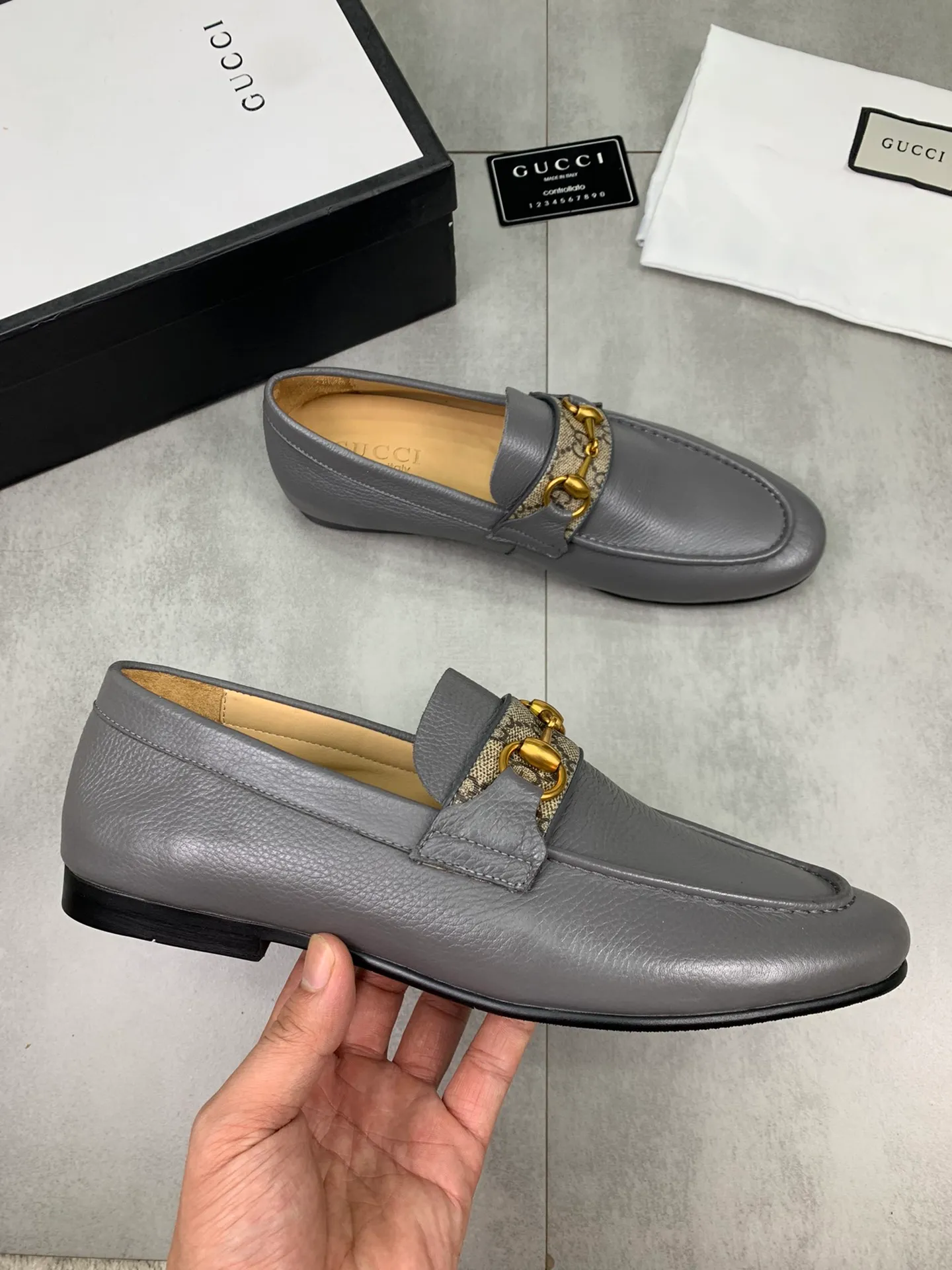 Men's men's shoes💰P520💰[New model]🆘Water-dyed cow lining [GUCCI] Gucci leather shoes, top men's purchasing agent, 2022 counter simultaneous sale, top-grade original calfskin imported from Italy ➕ first-layer cowhide lining) original sole provided by the original factory, fine workmanship, impeccable👍 You can enter and exit the counter at will; the real thing is super beautiful Sizes 38 to 44; 3⃣️colors🉑️ to choose from